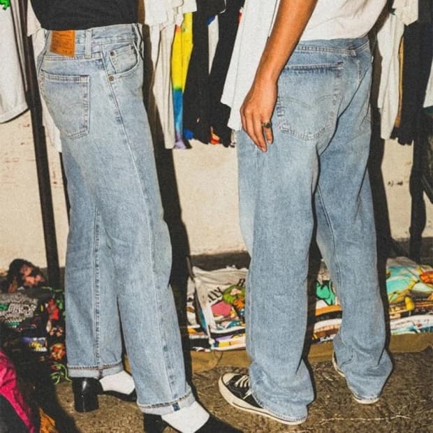 빔즈 x 리바이스 501 팬츠