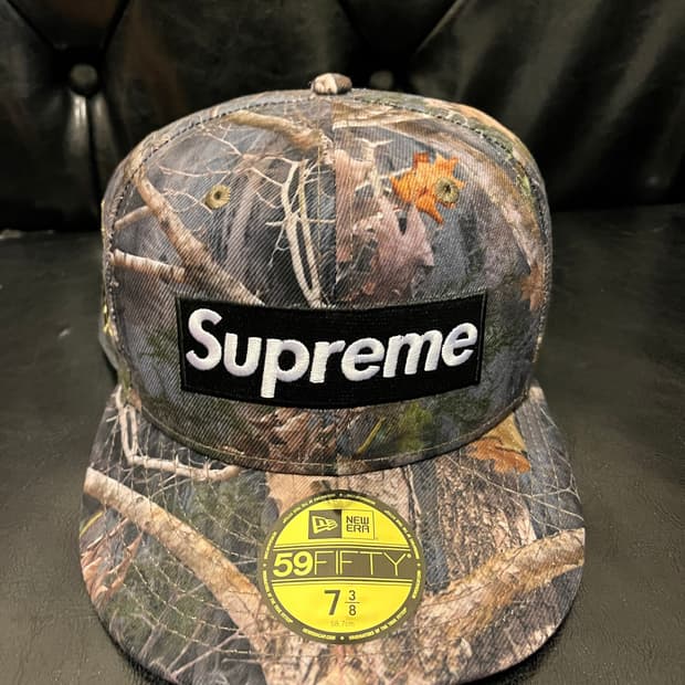 슈프림 뉴에라 리얼트리 59fifty 희귀