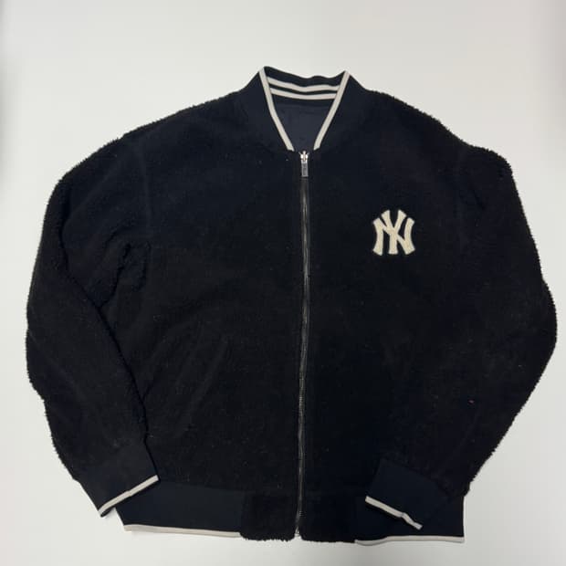 MLB 엠엘비 리버시블 양키스 플리스 바람막이 자켓