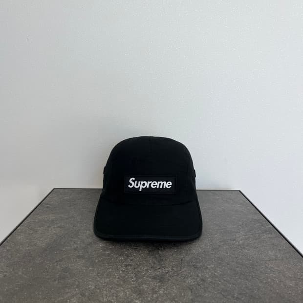 (OS) 슈프림 박스로고 캠프캡 모자 24SS 밀리터리 블랙