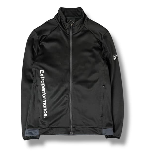 EXR 빅로고 블랙 기모 트랙 집업 95