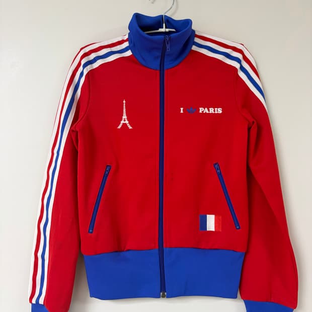 아디다스 파리 트랙탑 트레포일 저지 85