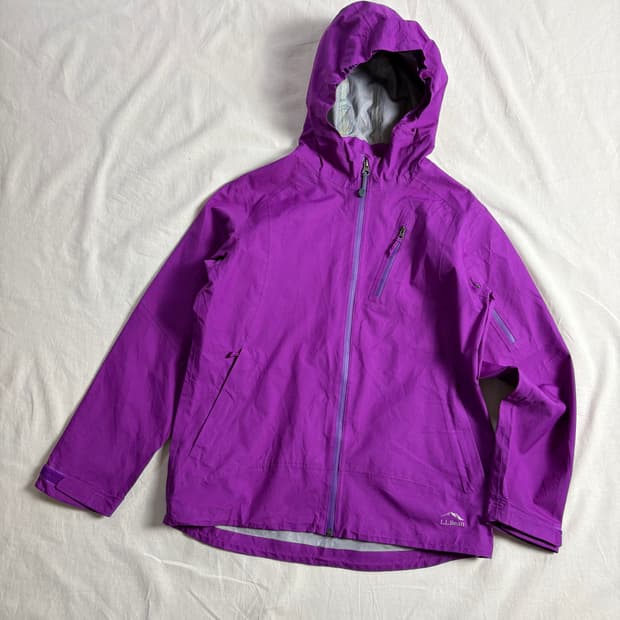 L.L Bean 엘엘빈 우먼 레인자켓 퍼플 M