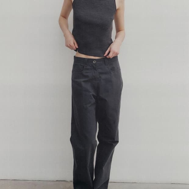 낫띵리튼 Eden washing pants (charcoal)
