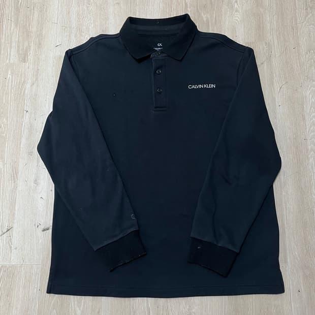 캘빈클라인 기모 긴팔 카라티 XL/105