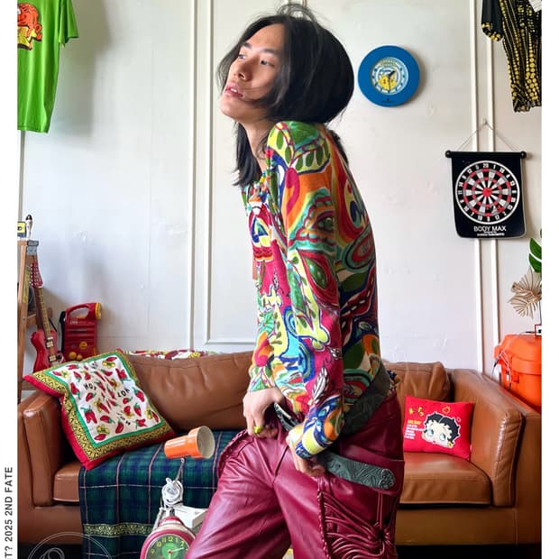 1980-90s Japanese 3D Psychedelic Top