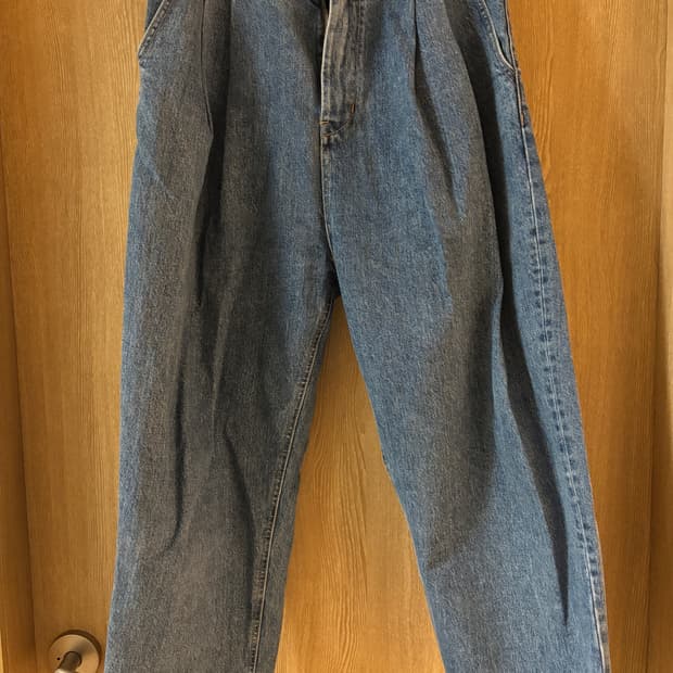 Youth 레이어드 데님 팬츠 미디엄블루