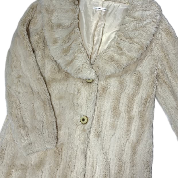 엑시즈팜 퍼 코트 자켓