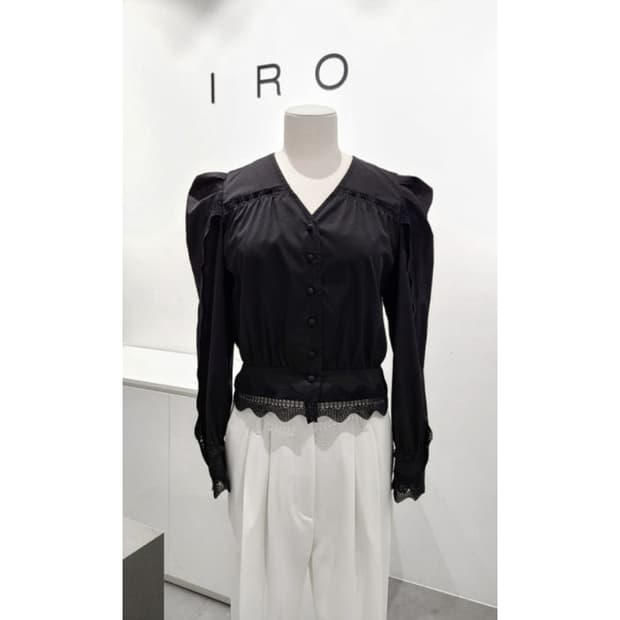 이로 IRO 레이스 퍼프 블라우스