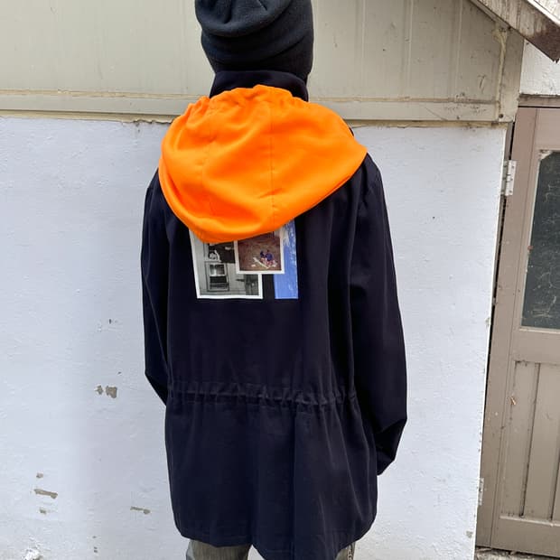 라프시몬스 15ss 아카이브 필드 자켓