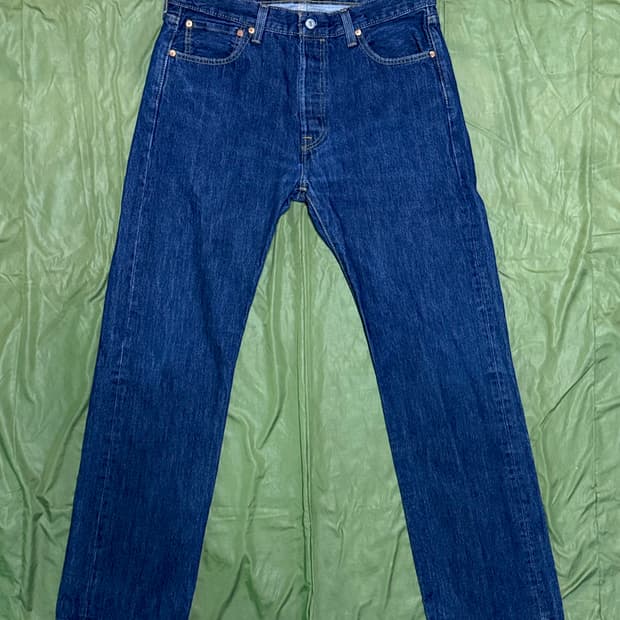 리바이스 501 스트레이트 핏 데님 팬츠 34