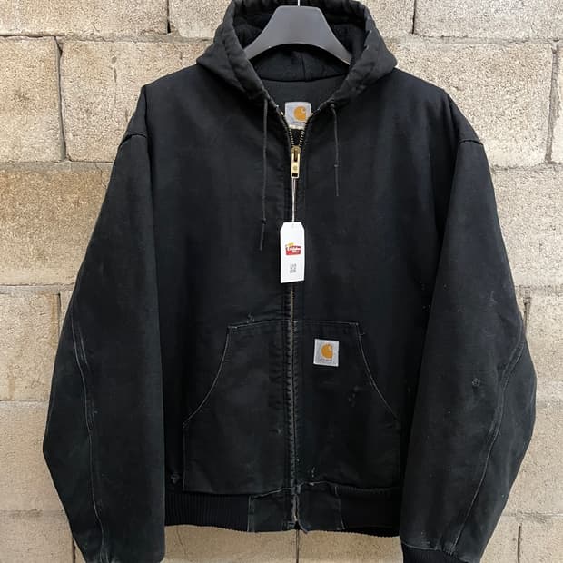 칼하트 J131 블랙 액티브 자켓