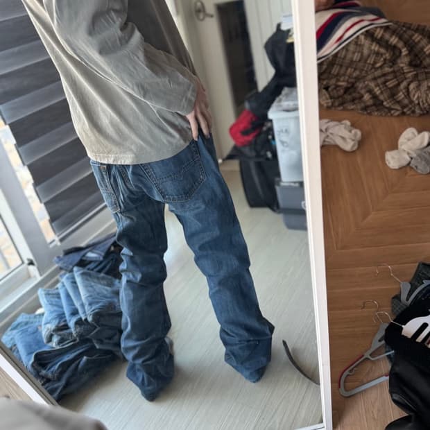 디젤 w32 L32 세미와이드 청팬츠 판매합니다 