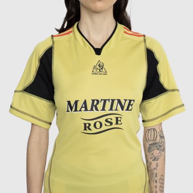 Martine rose football jersey 