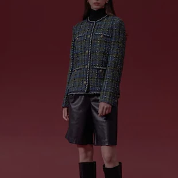 인나수이 시크릿 팬시 멀티 트위드 자켓 S _ 여성,울 40%