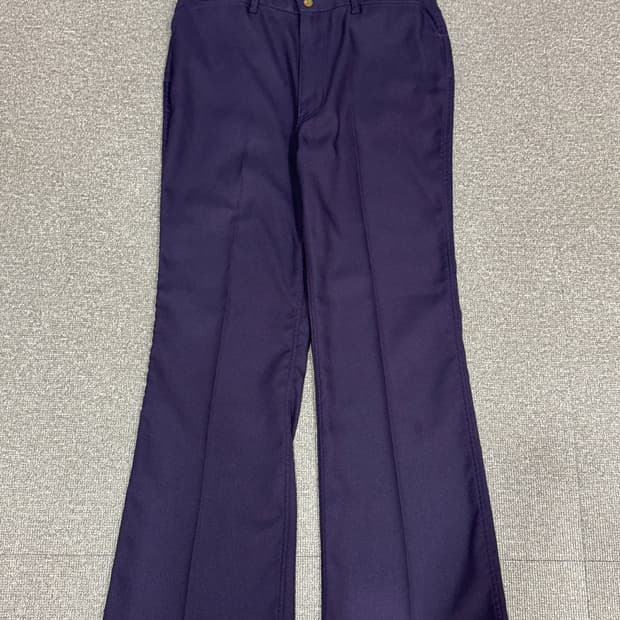 니들스 플레어 부츠컷 퍼플 슬랙스 M