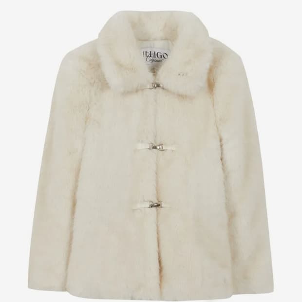 일리고 퍼자켓 아이보리