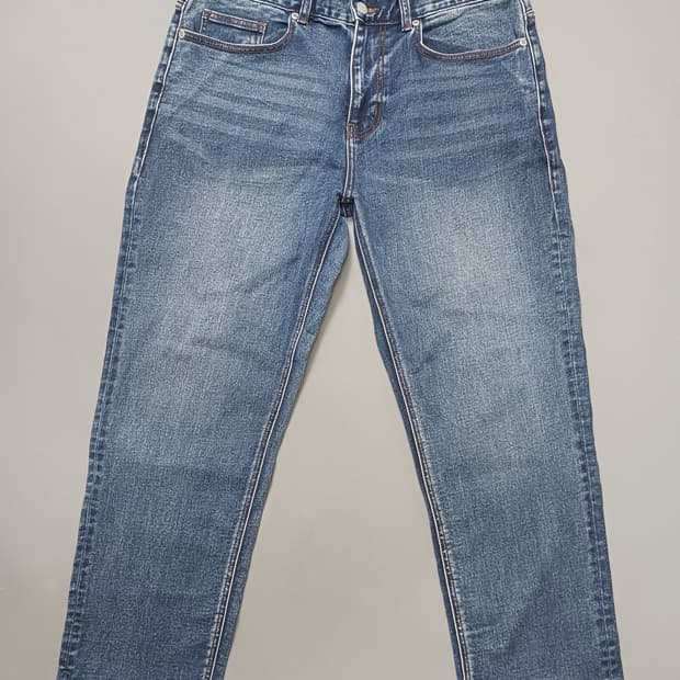 [34] 무신사 스탠다드 중청 테이퍼드 크롭 진 청바지