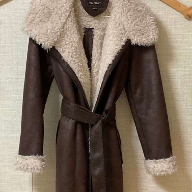 빈티지 갸루 무스탕 코트
