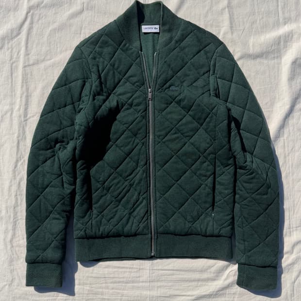 라코스테 퀼팅 자켓