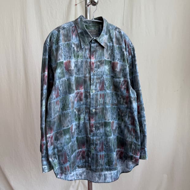 Demain Clair 모자이크 타일 셔츠