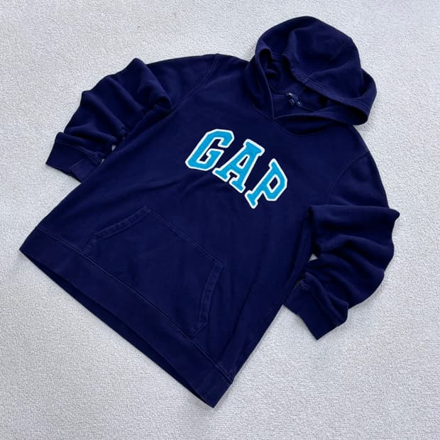 L 갭 남성 빅로고 후드 티셔츠 0325E