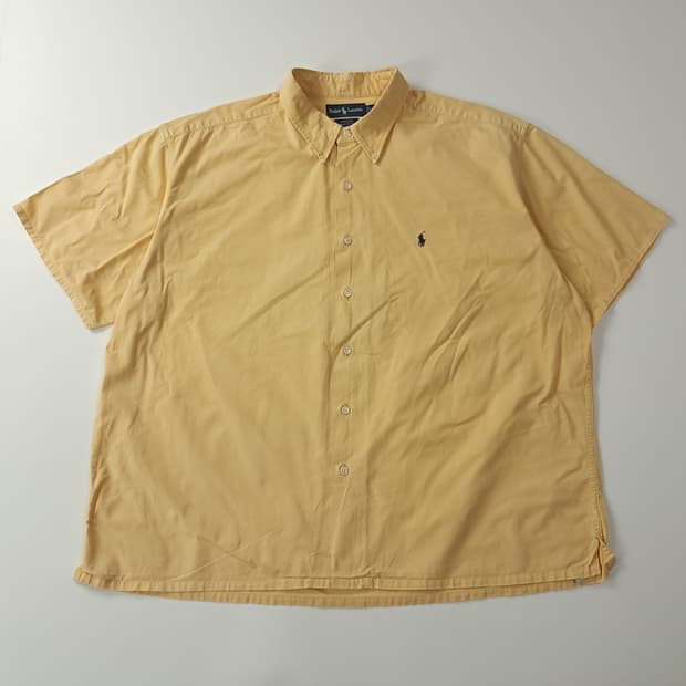 CJ827 2XL 폴로 00s 옐로우 반팔 셔츠 남방