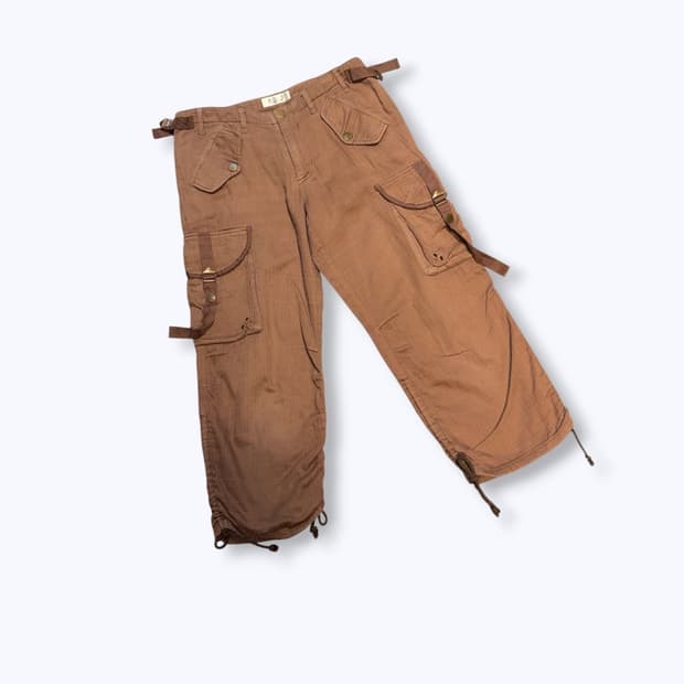 utility cargo capri pants