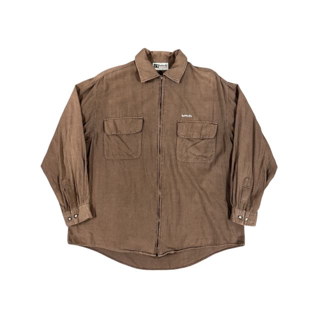 빈티지 Bitch Skateboards 비치 스케이트보드 플란넬 셔츠