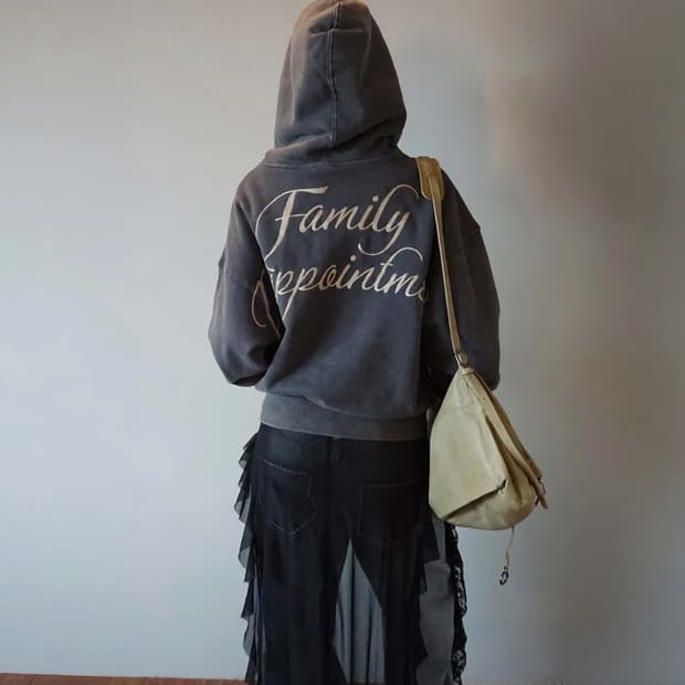 스컬프터 배드씨드워시드 후드집업 차콜그레이 m