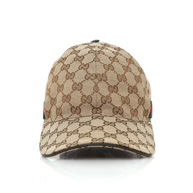 구찌 야구모자 웹(WEB) GG 캔버스 베이스볼 캡 200035