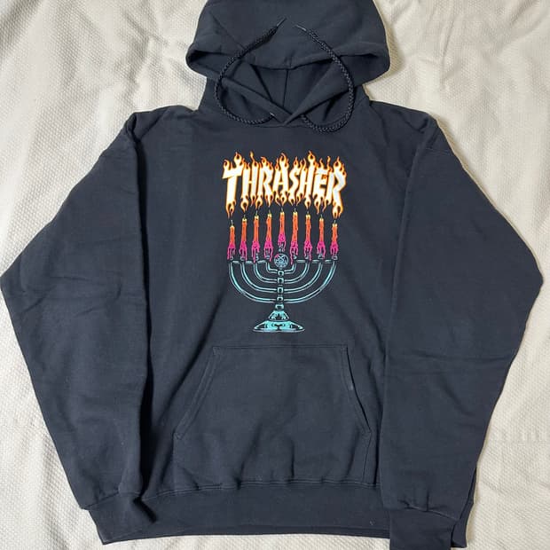 Thrasher 촛불 후드티 M