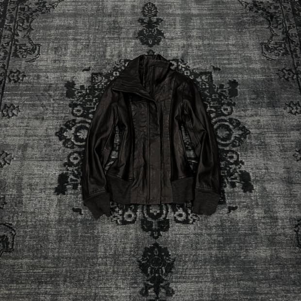 Unknown high neck lamb skin jacket