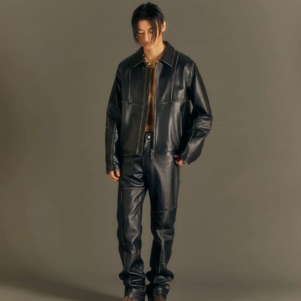 앤더슨벨 드레스젠 레더 팬츠 apa674m(BLACK) 44사이즈