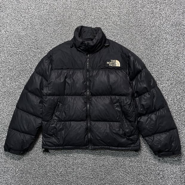 Name : 노스페이스 자수로고 블랙컬러 눕시 숏패딩 :) 