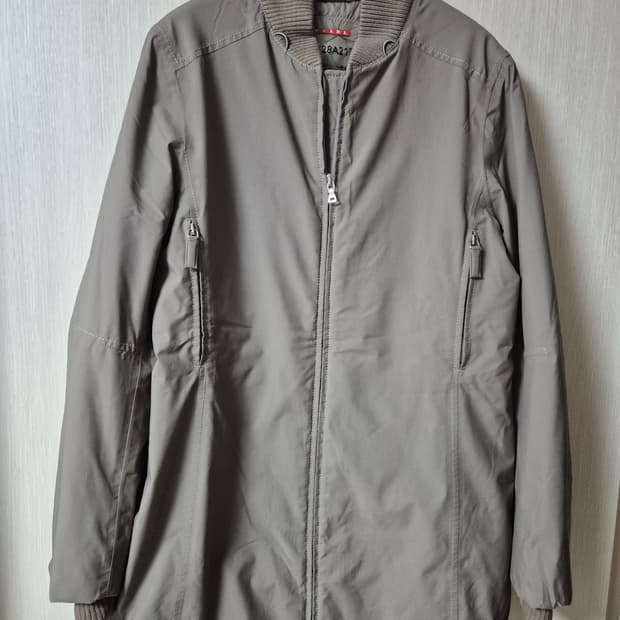 (정품) 프라다 투웨이 나일론 롱패딩 코트 누빔점퍼 42 (여성)