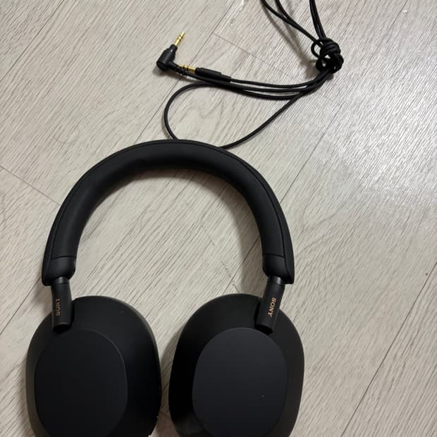 소니 WH-1000XM5 블랙 헤드폰