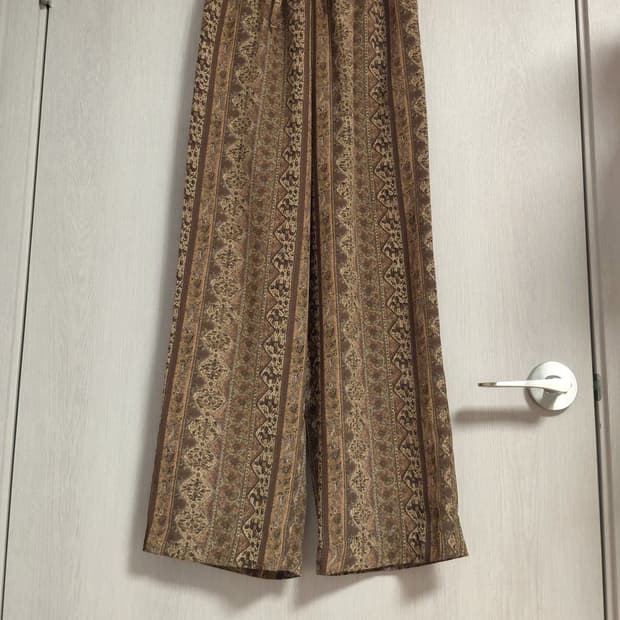 보헤미안 패턴 팬츠