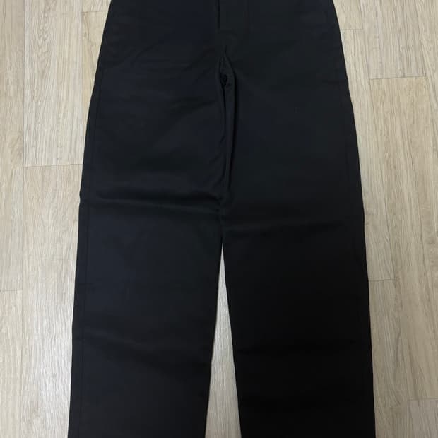 무신사 스탠다드 레귤러 치노 팬츠 블랙 30