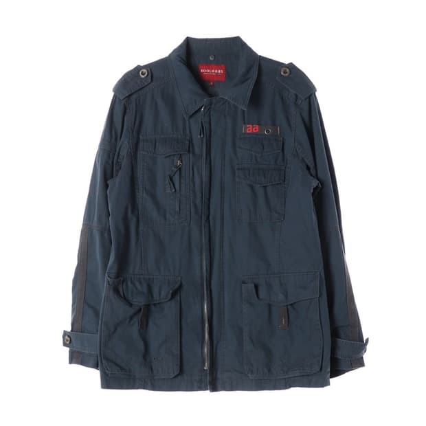 KOOL HAAS 네이비 멀티포켓 사파리 자켓 XL