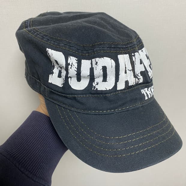 로빈루스 부다페스트 y2k 빈티지 헌팅캡 블랙