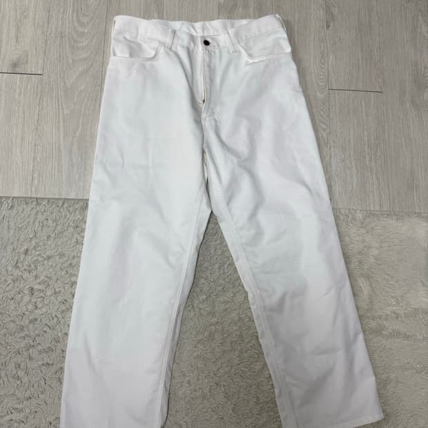 (XL)와코마리아 랭글러 드레스 데님 팬츠