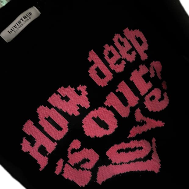 러브이즈트루 MV LOVE KNIT(PINK) 니트