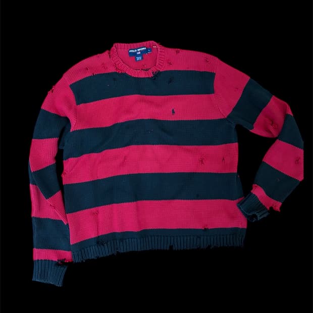 폴로 커트코베인 니트 