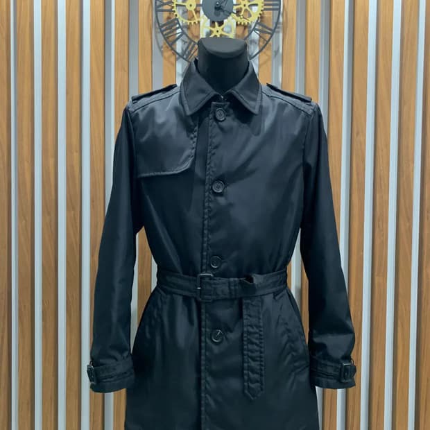 PRADA 프라다 패디드 트렌치 코트(나일론/충전재)52 사이즈