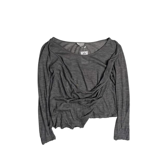 Max mara 드레이프 그레이 롱 슬리브 (italy)