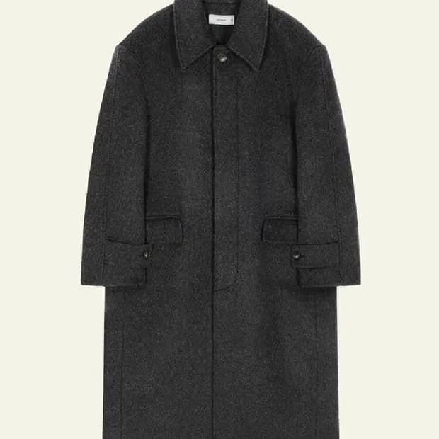 웨이비니스 시그니처 맥 롱코트 차콜 1사이즈