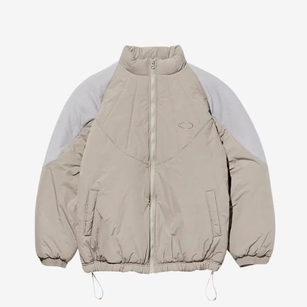 미스치프 롬버스 팀 다운 자켓 베이지