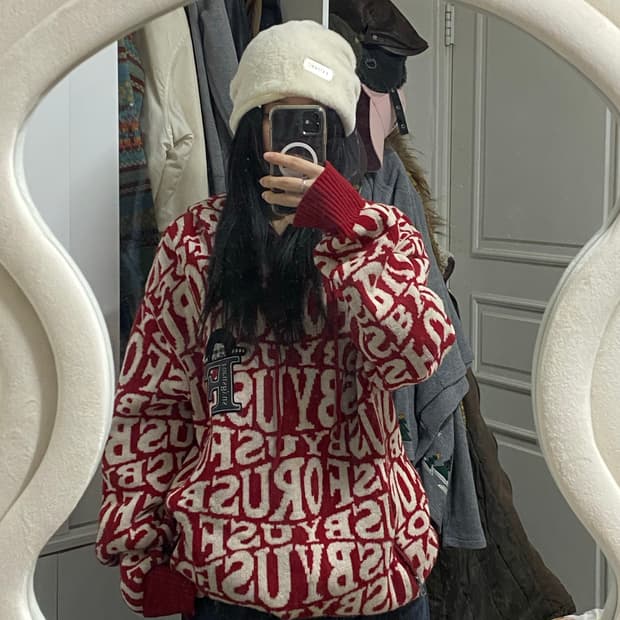 간지 뒤지는 후부 니트 후드