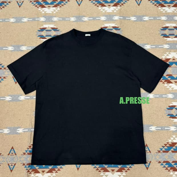 [2] 아프레쎄 헤비 웨잇 티셔츠 블랙 25SS